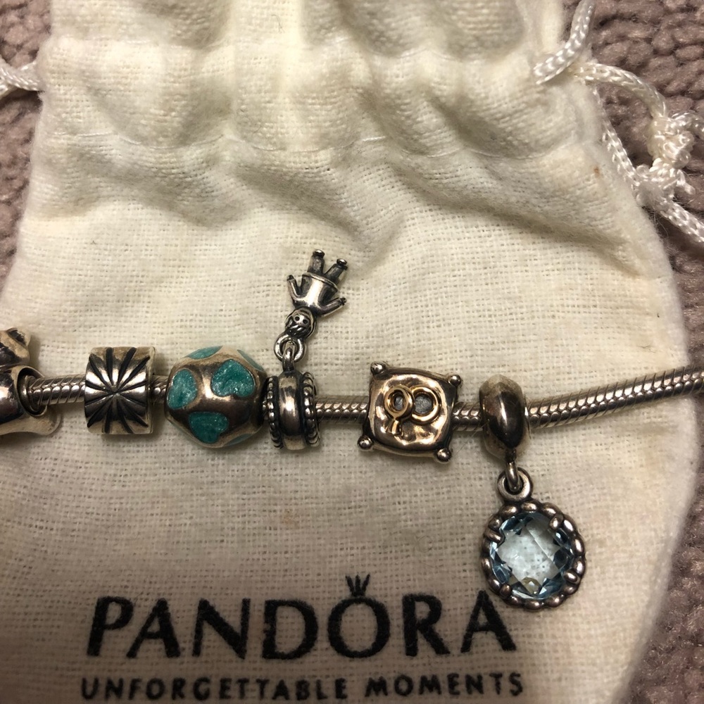 Pandora charms..,l only have the blue ones left